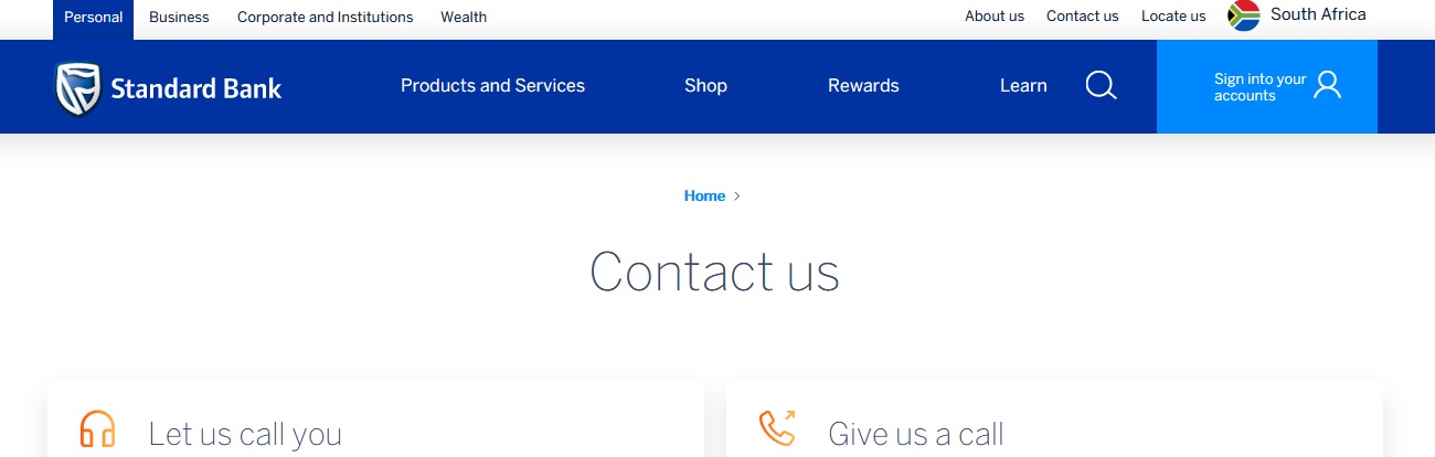 Standardbank co za Standard Bank Customer Care Number Address 